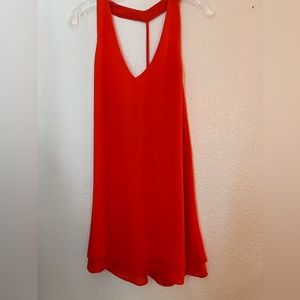 Cute Red T-Back Dress Size M